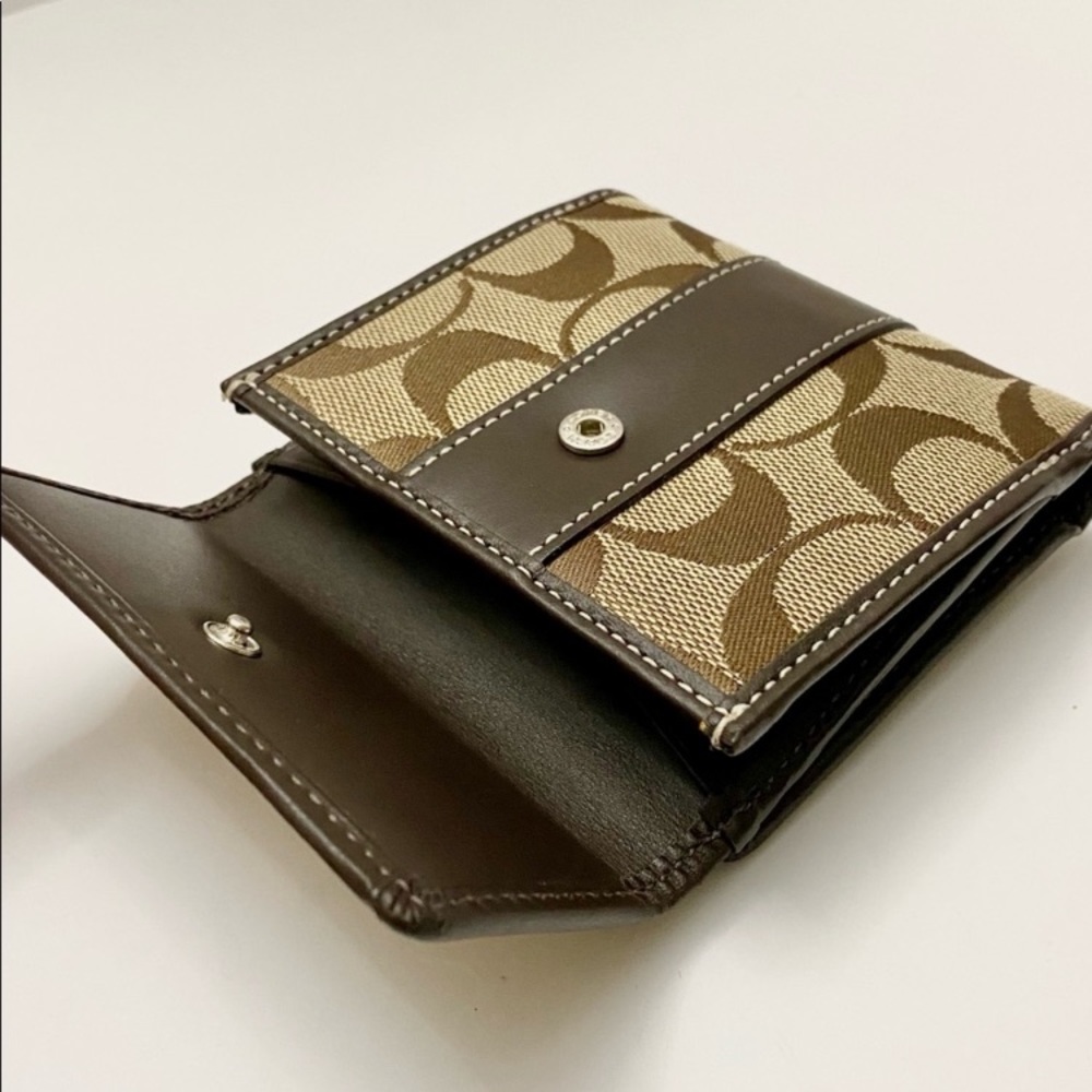 🥥 Coach Signature 🥥 Mini Wallet - Picture 2 of 15